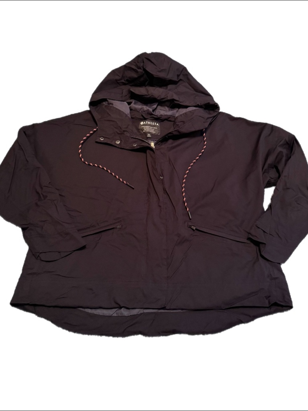 Athleta Stormlover Black Jacket Size XL